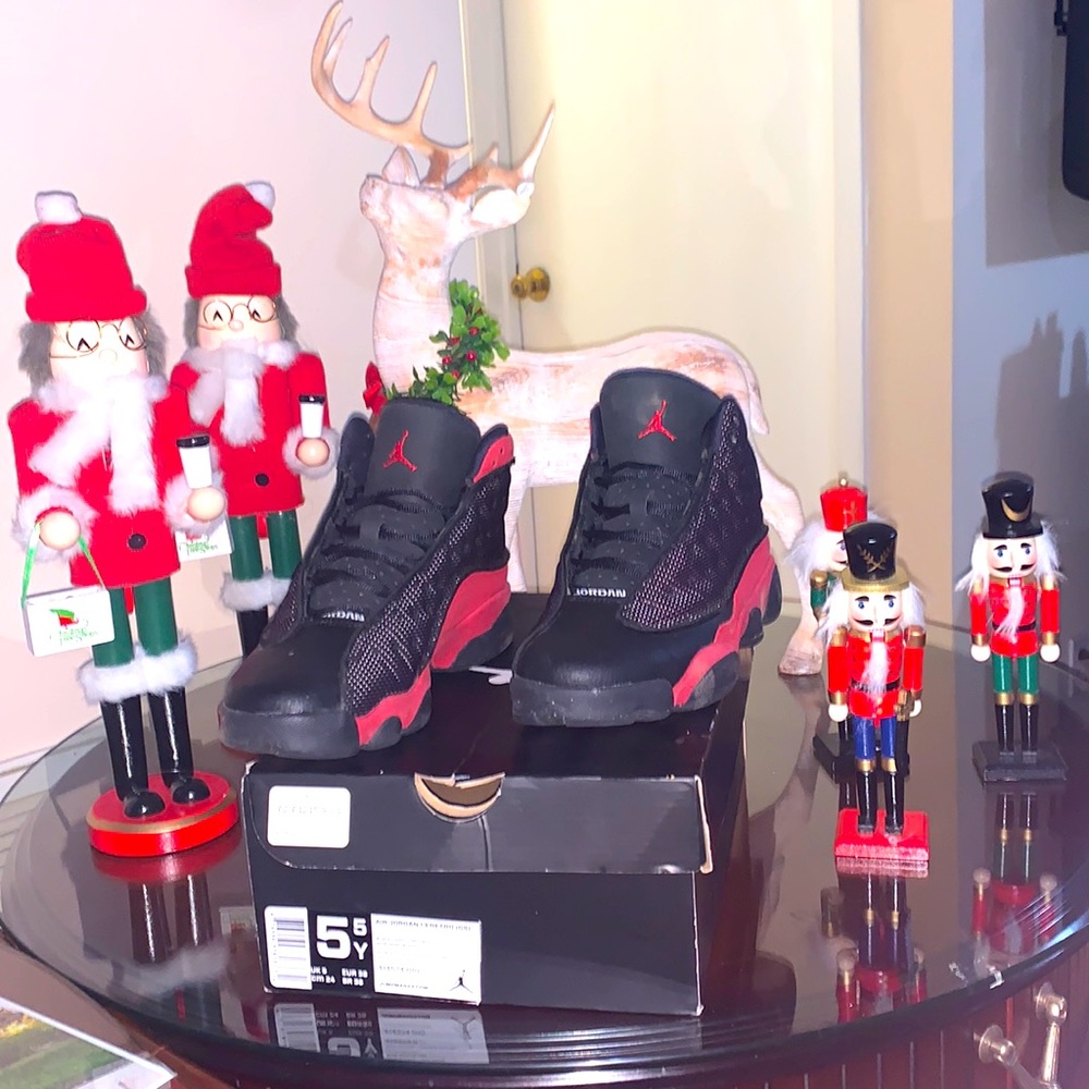 AIR JORDAN 13 RETRO (GS) RED/BLK